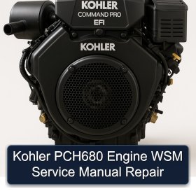 Kohler PCH680 Engine WSM Service Manual Repair