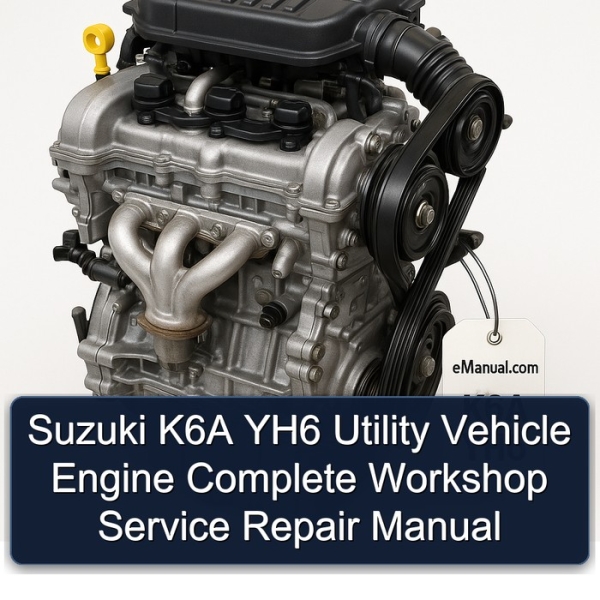 Suzuki K6A YH6 Utility Vehicle Engine Complete Workshop Service Repair Manual