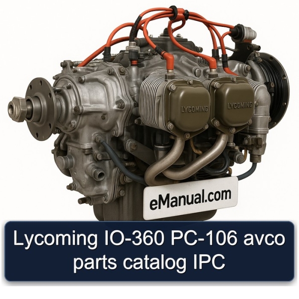 Lycoming IO-360 PC-106 avco parts catalog IPC