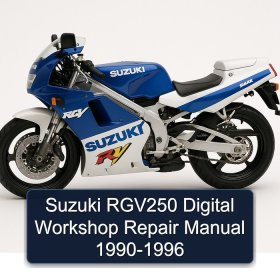 Suzuki RGV250 Digital Workshop Repair Manual 1990-1996