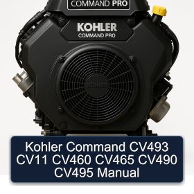 Kohler Command CV493 CV11 CV460 CV465 CV490 CV495 Manual