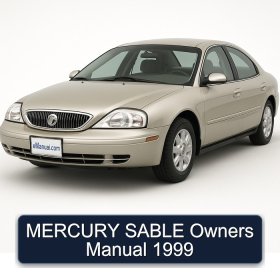 MERCURY SABLE Owners Manual 1999