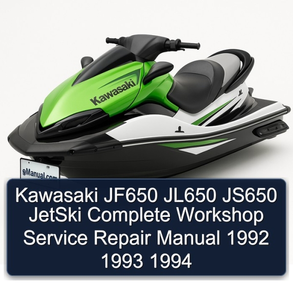 Kawasaki JF650 JL650 JS650 JetSki Complete Workshop Service Repair Manual 1992 1993 1994