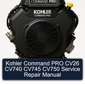 Kohler Command PRO CV26, CV740, CV745, CV750 Service- und Reparaturhandbuch