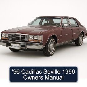 ‘96 Cadillac Seville 1996 Owners Manual