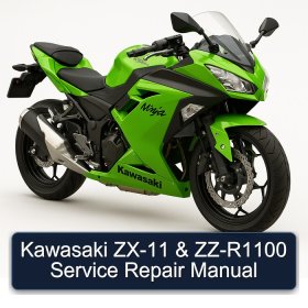 Kawasaki ZX-11 & ZZ-R1100 Service Repair Manual