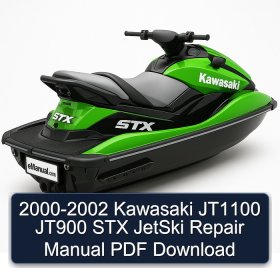 2000-2002 Kawasaki JT1100 JT900 STX JetSki Repair Manual PDF Download