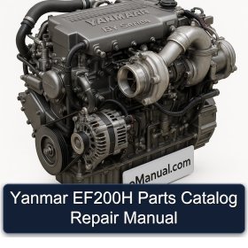 Yanmar EF200H Parts Catalog Repair Manual