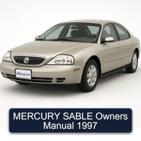MERCURY SABLE Owners Manual 1997