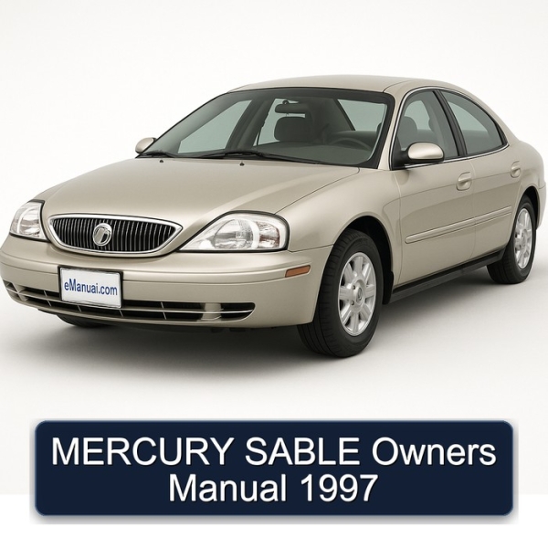 MERCURY SABLE Owners Manual 1997