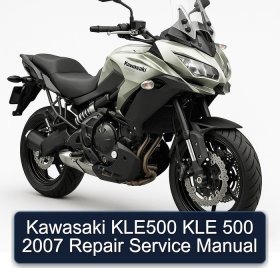 Kawasaki KLE500 KLE 500 2007 Repair Service Manual