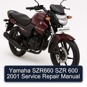 Yamaha SZR660 SZR 600 2001 Service Repair Manual
