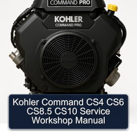 Kohler Command CS4 CS6 CS8.5 CS10 Service Workshop Manual