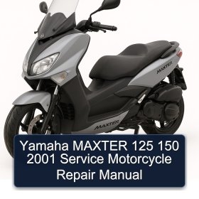 Yamaha MAXTER 125 150 2001 Service Motorcycle Repair Manual