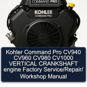 Kohler Command Pro CV940 - CV1000 Werkstatt-Handbuch