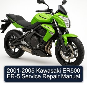 2001-2005 Kawasaki ER500 ER-5 Service Repair Manual