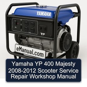 Yamaha YP 400 Majesty 2008-2012 Scooter Service Repair Workshop Manual