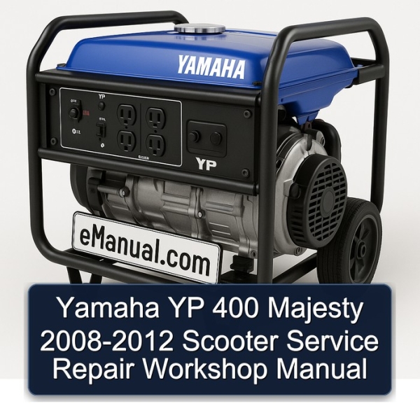Yamaha YP 400 Majesty 2008-2012 Scooter Service Repair Workshop Manual