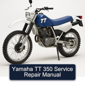Yamaha TT 350 Service Repair Manual