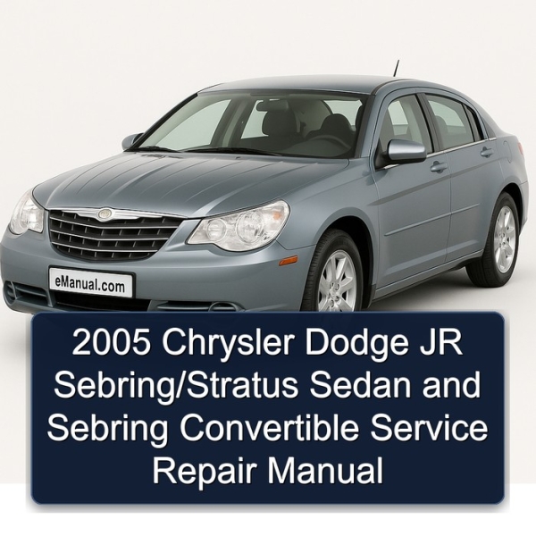 2005 Chrysler Dodge JR Sebring/Stratus Sedan and Sebring Convertible Service Repair Manual