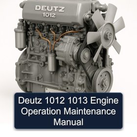 Deutz 1012 1013 Engine Operation Maintenance Manual