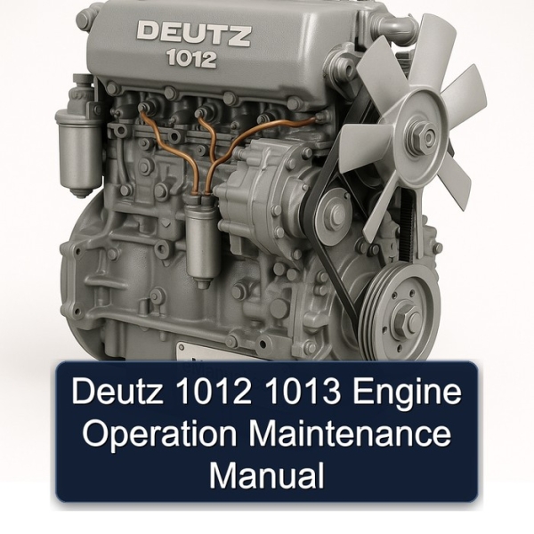 Deutz 1012 1013 Engine Operation Maintenance Manual