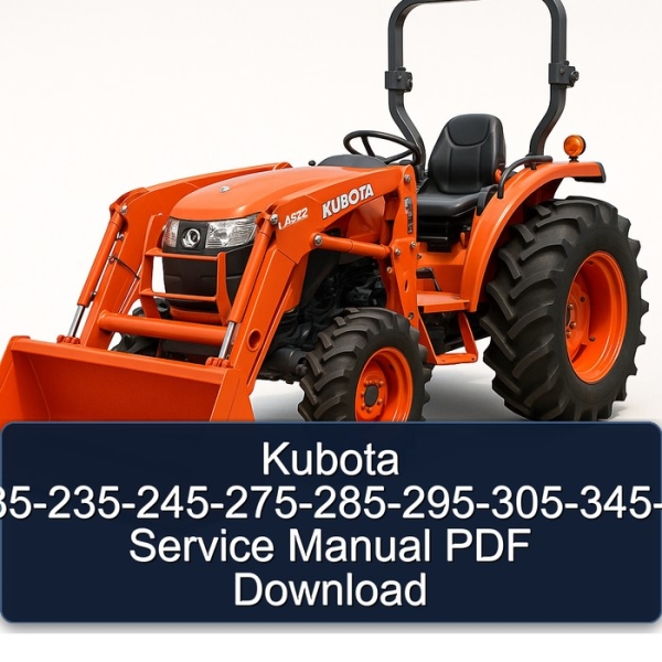 Kubota L-185-235-245-275-285-295-305-345-355 Service Manual PDF Download