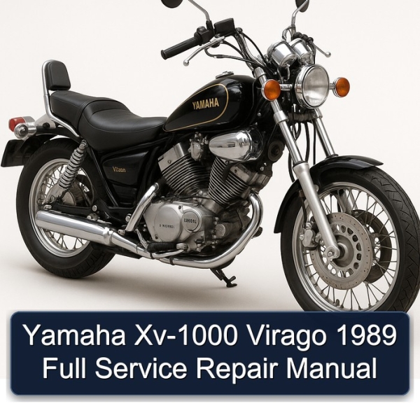 Yamaha Xv-1000 Virago 1989 Full Service Repair Manual