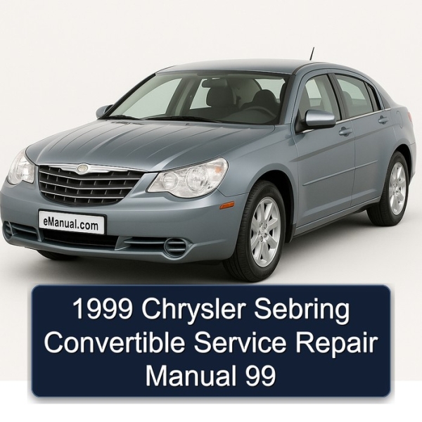 1999 Chrysler Sebring Convertible Service Repair Manual 99
