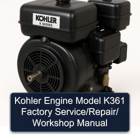 Kohler Engine Model K361 Factory Service/Repair/ Workshop Manual