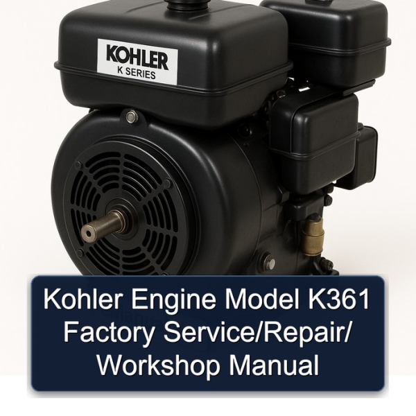 Kohler Engine Model K361 Factory Service/Repair/ Workshop Manual