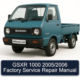 GSXR 1000 2005/2006 Factory Service Repair Manual