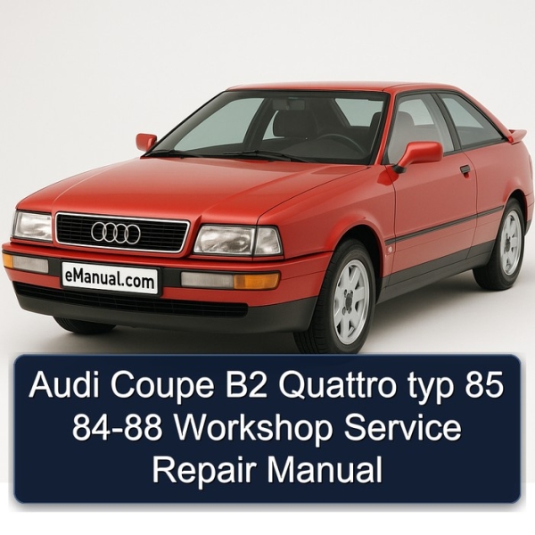 Audi Coupe B2 Quattro typ 85 84-88 Workshop Service Repair Manual