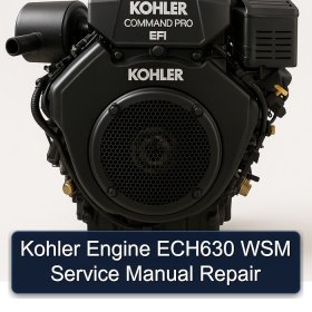 Kohler Engine ECH630 WSM Service Manual Repair