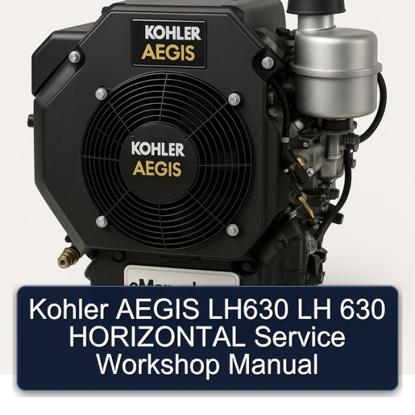 Kohler AEGIS LH630 LH 630 HORIZONTAL Service Workshop Manual