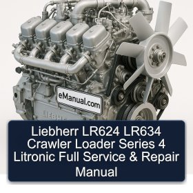 Liebherr LR624 LR634 Crawler Loader Series 4 Litronic Full Service & Repair Manual