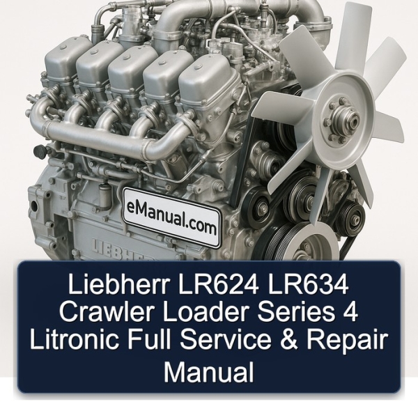 Liebherr LR624 LR634 Crawler Loader Series 4 Litronic Full Service & Repair Manual