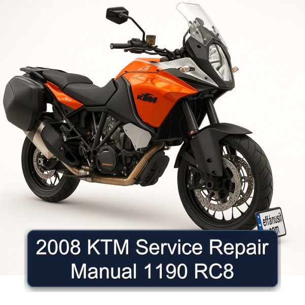 2008 KTM Service Repair Manual 1190 RC8