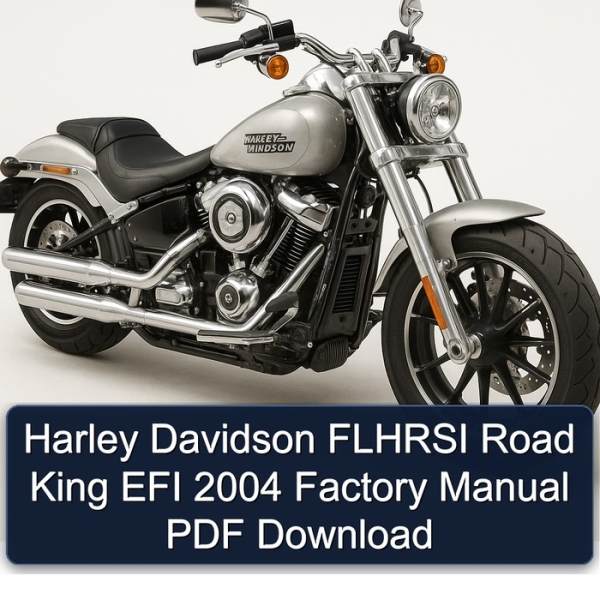 Harley Davidson FLHRSI Road King EFI 2004 Factory Manual PDF Download