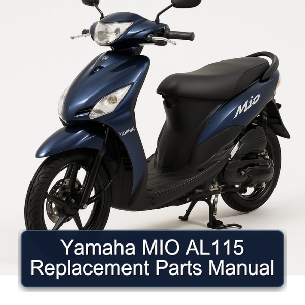 Yamaha MIO AL115 Replacement Parts Manual