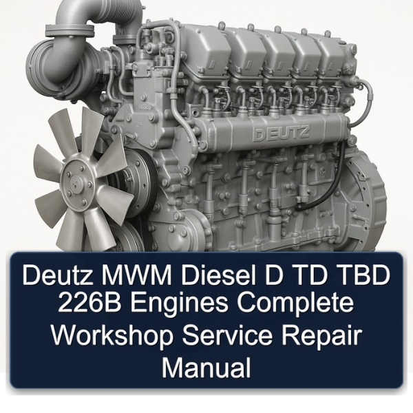Deutz MWM Diesel D TD TBD 226B Engines Complete Workshop Service Repair Manual