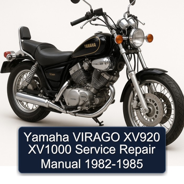 Yamaha VIRAGO XV920 XV1000 Service Repair Manual 1982-1985