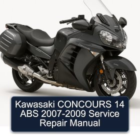 Kawasaki CONCOURS 14 ABS 2007-2009 Service Repair Manual
