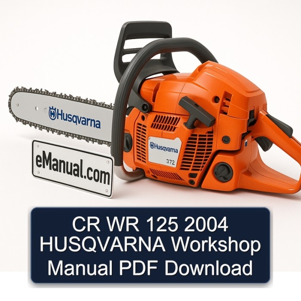 CR WR 125 2004 HUSQVARNA Workshop Manual PDF Download