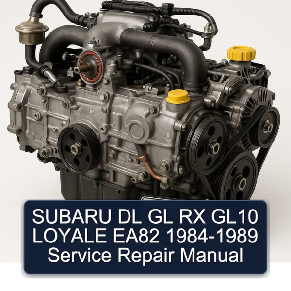 SUBARU DL GL RX GL10 LOYALE EA82 1984-1989 Service Repair Manual