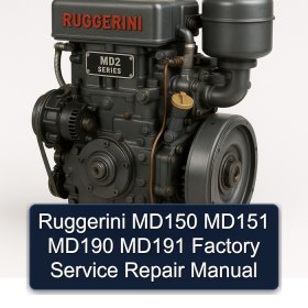 Ruggerini MD150 MD151 MD190 MD191 Factory Service Repair Manual