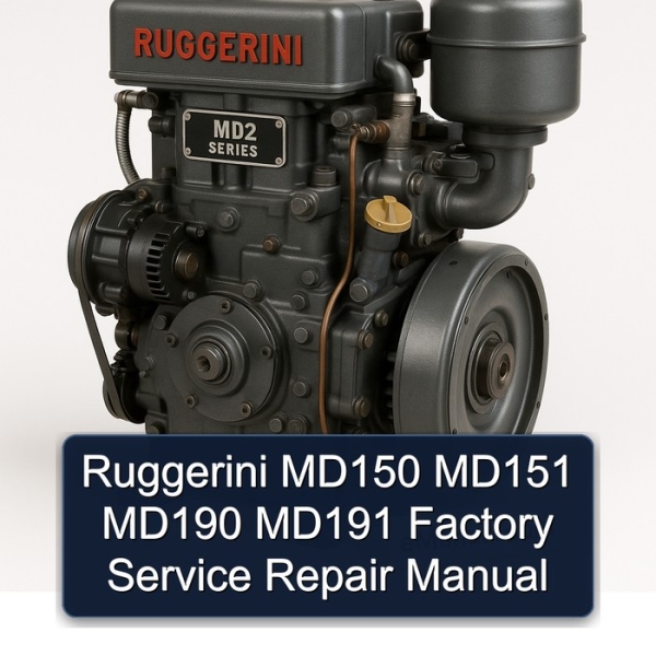 Ruggerini MD150 MD151 MD190 MD191 Factory Service Repair Manual