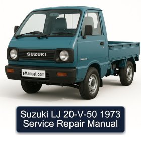 Suzuki LJ 20-V-50 1973 Service Repair Manual