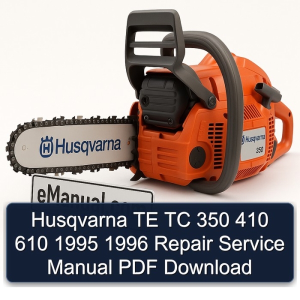 Husqvarna TE TC 350 410 610 1995 1996 Repair Service Manual PDF Download
