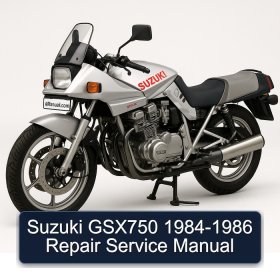 Suzuki GSX750 1984-1986 Repair Service Manual